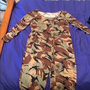 Women’s camouflage jumpsuit